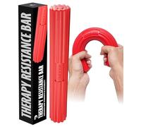 DMoose Fitness Flex Resistance Bar for Physical Therapy - Non-Slip Odorless Material, Exercise Bar for Tennis & Golfers Elbow Tendonitis Relief-Wrist and Forearm Strengthener & Grip Strength Trainer