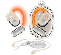 DMOOSTER D72 Open Ear Earbuds, Cool Light Strips Design, Bluetooth 5.4, IPX4 Waterproof, Deep Bass, Ergonomic Ear Hooks, Clear Calls, Lightweight Comfortable Wireless Headphones for Sports School