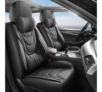Dmotoauto Car Seat Covers Universal Fit for Alpina B8 B12 8-series G16 2+3 Seats Waist Rest Rebound Pillow Breathable Napa Leather