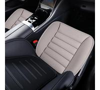 Dmotoauto Car Seat Covers Universal Fit for Buick Encore 2013-2022 LaCrosse 2005-2019 Lucerne 2006-2011 Enclave 2008-2021 Breathable Cotton Linen Front Seat Cushion Mat 2PCS