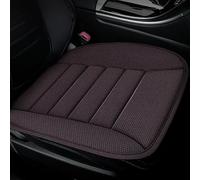 Dmotoauto Car Seat Covers Universal Fit for Dacia Berlina/Break/Double Cab/Logan/Solenza/Sandero Stepway/Duster Breathable Cotton Linen Front Seat Cushion Mat 2PCS