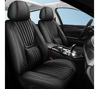 Dmotoauto Car Seat Covers Universal Fit for Lancia Dedra/Delta/Ypsilon/Kappa/Lybra/Prisma/Thema/Thesis/Y/Y10 5 Seats Full Set Luxury Napa Leather Protection Cover