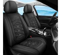 Dmotoauto Car Seat Covers Universal Fit for Mitsubishi Eclipse Cross Colt Space Star Carisma Pajero 4 L200 Lancer X Outlander XL 3 5 Seats Full Set Luxury Napa Leather Protection Cover
