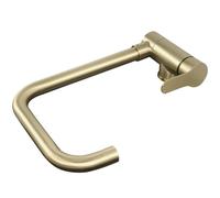 DMOZMSY Brushed Golden Folding Kitchen Faucet in Front of Window 304 Stainless Steel Rotating Foldable Mixer Tap for Camping RV Boat