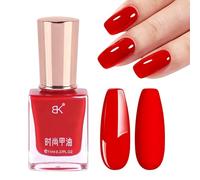 DMQ Christmas Red Nail Polish, Quick Dry Nail Varnish, Blood Mary Bright Red High Glossy Fingernail Polish, Long Lasting Nail Paint Gel for Women DIY Manicure at Home - No Required UV/LED Lamp 11ml