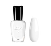 DMQ White Nail Polish, Quick Dry Pure White Nail Varnish, Long Lasting Milky Nail Polish Gel for Women DIY Manicure at Home - No Need Cured