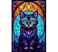 DMQBT 1000 Pieces - Colourful - Difficult Jigsaw - Colorful Cat Poster - Adult Family Stress Relief Puzzle Toys - Elderly Memory Cognition Games - DX360ZW