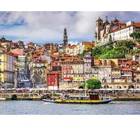 DMQBT 1500 Piece Jigsaw Puzzles For Adults - Poster Art Jigsaw 1500 Pieces - Porto City Landscape Pictures - Family Fun Difficult Challenge Toys - Vw284Zq