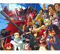 DMQBT 1500 Pieces ，Colorful Puzzles ，Pictures ，Gifts ，Classic Japanese Animes Tengens Gurren-Lagann ，Adult Decompression Toys ，Memory Cognition Games - Xt52Zp