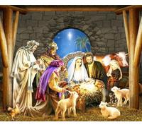 DMQBT 1500 Pieces - Irregular Puzzle - Pictures - Gifts - Jesus Art Oil Painting - Elderly Memory Cognition Games - Adult Home Decompression Toy - Dc62Zw