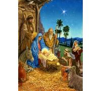DMQBT 1500 Pieces - Irregular Puzzle - Pictures - Gifts - Jesus Art Oil Painting - Elderly Memory Cognition Games - Adult Home Decompression Toy - Dc61Zw