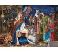 DMQBT 1500 Pieces - Irregular Puzzle - Pictures - Gifts - Jesus Art Oil Painting - Elderly Memory Cognition Games - Adult Home Decompression Toy - Dc58Zw