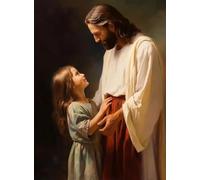 DMQBT 1500 Pieces Jigsaw Puzzle For Adults - Jesus Marys Art Oil Painting - Home Educational Games - Puzzles 1500 Pieces For Adults - Hx152Zw