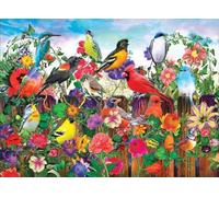 DMQBT 1500 Pieces ,Poster ,Difficult Jigsaw ,Gifts ,Colorful ,Birds Art Painting ,Adult Personalised Challenge Toys ,Elderly Memory Cognition Game - Ns181Zk