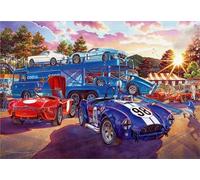 DMQBT 1500 Pieces ，Poster ，Difficult Jigsaw ，Gifts ，Colorful ，Retro Racings Art Oil Painting ，Elderly Memory Cognition Games ，Adult Home Decompression Toy - Dc44Zw