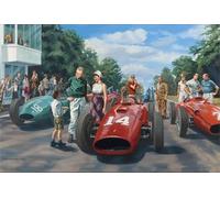 DMQBT 1500 Pieces ，Poster ，Difficult Jigsaw ，Gifts ，Colorful ，Retro Racings Art Oil Painting ，Elderly Memory Cognition Games ，Adult Home Decompression Toy - Dc45Zw