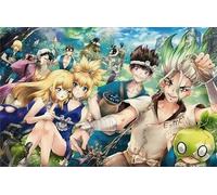 DMQBT 1500 Pieces Puzzle - Colorful Jigsaw - Pictures - Gifts - Classic Japanese Animes Dr.Stone Poster Puzzle - Family Fun Difficult Challenge Toys - Ns126Zk