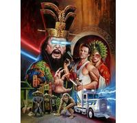 DMQBT 1500 Pieces Puzzles - Art Jigsaw - Retro Classic Horror Films Big Troubles Posters - Memory Games For The Elderly，Adult Stress Relief Toys Gifts - Hz149Xa