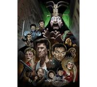 DMQBT 1500 Pieces Puzzles - Art Jigsaw - Retro Classic Horror Films Big Troubles Posters - Memory Games For The Elderly，Adult Stress Relief Toys Gifts - Hz151Xa