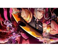 DMQBT Irregular Puzzle 1000 Pieces - Colourful - Japanese Animes Demons Uzui Tengens Poster - Children'S Personalised Adult Puzzle Toy - DX42ZW