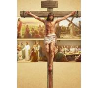 DMQBT Jigsaw 1500 Pieces - Colourful Art Oil Painting - Jesus Posters - Family Stress Relief Educational Toys Gifts - Elderly Memory Cognition Games - Hz102Xa