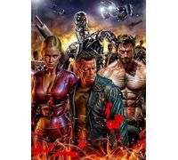 DMQBT Jigsaw 1500 Pieces - Colourful - Difficult Jigsaw - Classic Film Terminators - Adult Stress Relief Game Art Picture - Elderly Memory Cognition Games - Hz156Xa