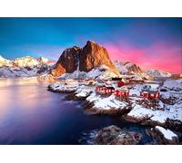 DMQBT Jigsaw 1500 Pieces For Adults - Landscape Photos Of The Lofoten Islands In Norway - Fun Personalised Toy - Memory Cognition Games - Xu415Tw