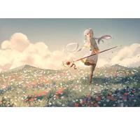 DMQBT Jigsaw Puzzles For Adults 1500 Piece ,Colorful ,1500 Pieces Adult Puzzle ,Japanese Animes Frieren: Beyond Journey'S End ,Home Decoration - Cq301Zj