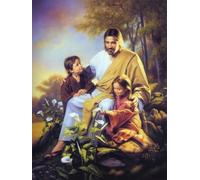 DMQBT Puzzle 1000 Pieces - Irregular Art Jigsaw - Jesus Oil Painting - Elderly Fun Toy - Family Educational Game For Memory - Wall Decor - Za67Wk