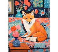 DMQBT Puzzle,1000 Pieces,Poster,Difficult Jigsaw,Gifts ，Wall Art Decoration ，Abstract Picture Of Animals On The Sofass Color Oil Painting ，Family Stress Reduction Games, Cx126Zw