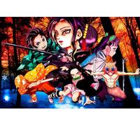 DMQBT - Puzzle 1500 Pieces ，Poster ，Difficult Jigsaw ，Gifts ，Colorful ，Classic Japanese Demons ，Children'S Challenge Games ，Adult Home Decompression Toy - Qk43Zy