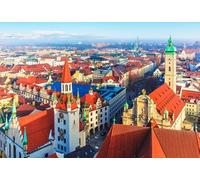 DMQBT - Puzzle 1500 Pieces ，Poster ，Difficult Jigsaw ，Gifts ，Colorful ，Munichs City Landscape Pictures ，Adult Personalised Challenge Toys ，Home Decoratio - Qk67Zy