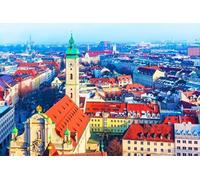 DMQBT - Puzzle 1500 Pieces ，Poster ，Difficult Jigsaw ，Gifts ，Colorful ，Munichs City Landscape Pictures ，Adult Personalised Challenge Toys ，Home Decoratio - Qk71Zy