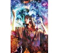 DMQBT Puzzle 1500 Pieces ，Poster ，Difficult Jigsaw ，Gifts ，Colorful ，Nativess India Girlss And Wolfs Oil Painting ，Family Stress Reduction Games - Ns75Zk