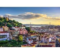 DMQBT - Puzzle 1500 Pieces - Poster - Difficult Jigsaw - Gifts - Lisbon City Landscape Pictures - Family Stress Reduction Games - Home Wall Art Decoration - Qk62Zy