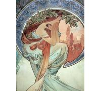 DMQBT Puzzles 1500 Pieces - Difficult Jigsaw - Alphonse.Mucha Illustrations Posters - Fun Memory Cognition Games Gifts - Stress Relief Toys For Family - Hz353Xa