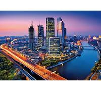 DMQBT Puzzles 1500 Pieces For Adults - Difficult Jigsaw 1500 Piece For Adults Challenge - Moscow City Landscapes Pictures - Memory Cognition Games - Jy251Zp