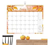 dmqdu Large Wall Calendar, 2025 Wall Calendar 12 Months, Cute 12-Month Wall Calendar for the Family - Monthly Calendar 2025 with Seasonal Designs, Organisation and Planning Calendar for Offices