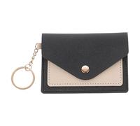 dmqdu Purse, Purse Bag - PU Leather Wallet with Candy Colour Change - Portable Purse with Closure for Headphones and Lipstick, Black/White, Consulte la descripción, See description
