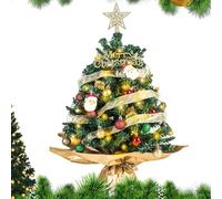 dmqdu Table Christmas Tree, Christmas Tree Table Top | Christmas Desk Decorations | Christmas Decorations Small Christmas Trees, Artificial Christmas Tree for the