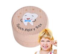 dmqdu Teeth Keepsake Box, Baby Teeth Box | Wooden Keepsake Box Saver,Tooth Loss Keepsake Box, Teeth Saver, Safe Tooth Holder For, Keepsake for
