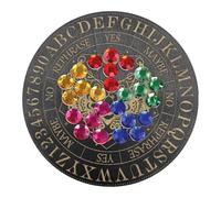 dmqdu Wooden Pendulum Board, Pendulum Board Dowsing Divination | Dowsing Seven Star Pendulum Board Divination Board,Metaphysical Altar Message Board