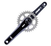 DMR Axe Cranks Armset - Polished Silver / 165mm / 83mm Axle