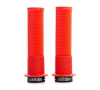 DMR Brendog Deathgrip Lock-on Flanged Grips - Red / Soft / Thick