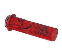 DMR Brendog DeathGrip Flange Grips - Marble red (Thick) Size: Thick