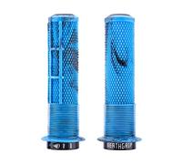 DMR DeathGrip 2 Flanged Grips - Blue marble (Thin) Size: Thin