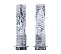 DMR Deathgrip 2 Flanged Handlebar Grips (Snow Camo, Thin)