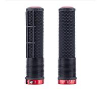 DMR DeathGrip 2 Race Non Flange Lock-On Grips - Black / Thick Black