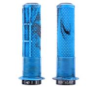 DMR DeathGrip2 Flange Grips - Diamond Knurl Grip Pattern, Soft Rubber Compound