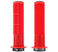 DMR DeathGrip 2 Flanged Lock-On Grips - Red / Thin